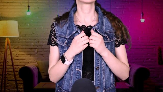 АСМР Звуки джинса, ткани ASMR Scratching Denim
