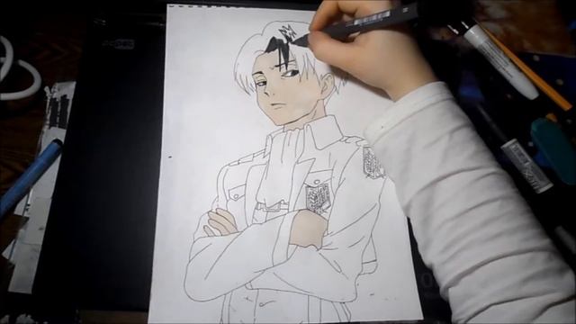 Drawing Levi Ackerman (Shingeki No Kyojin)