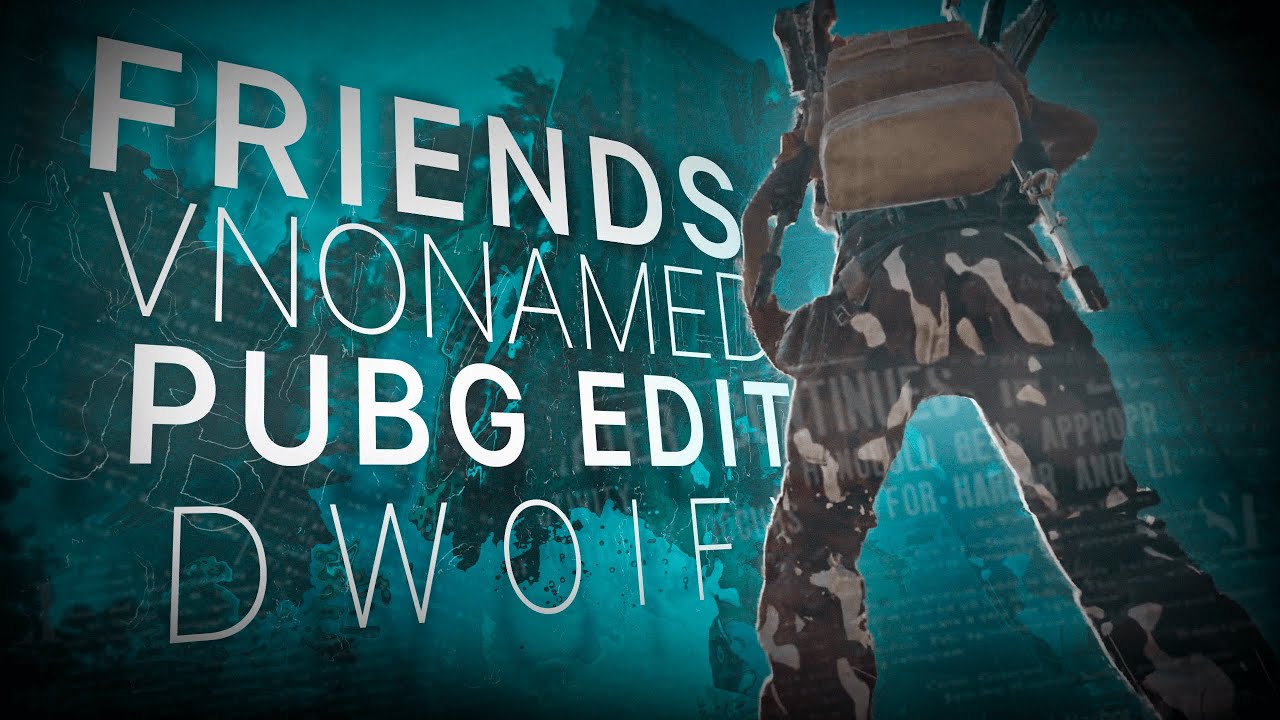 Friends (feat. @dwoif ) | VNoNamed [PUBG Edit]