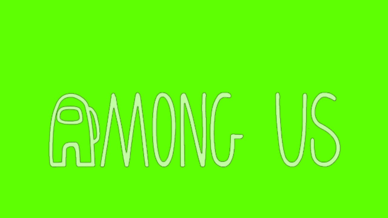 Футаж надпись Amons As ( на зелёном фоне )