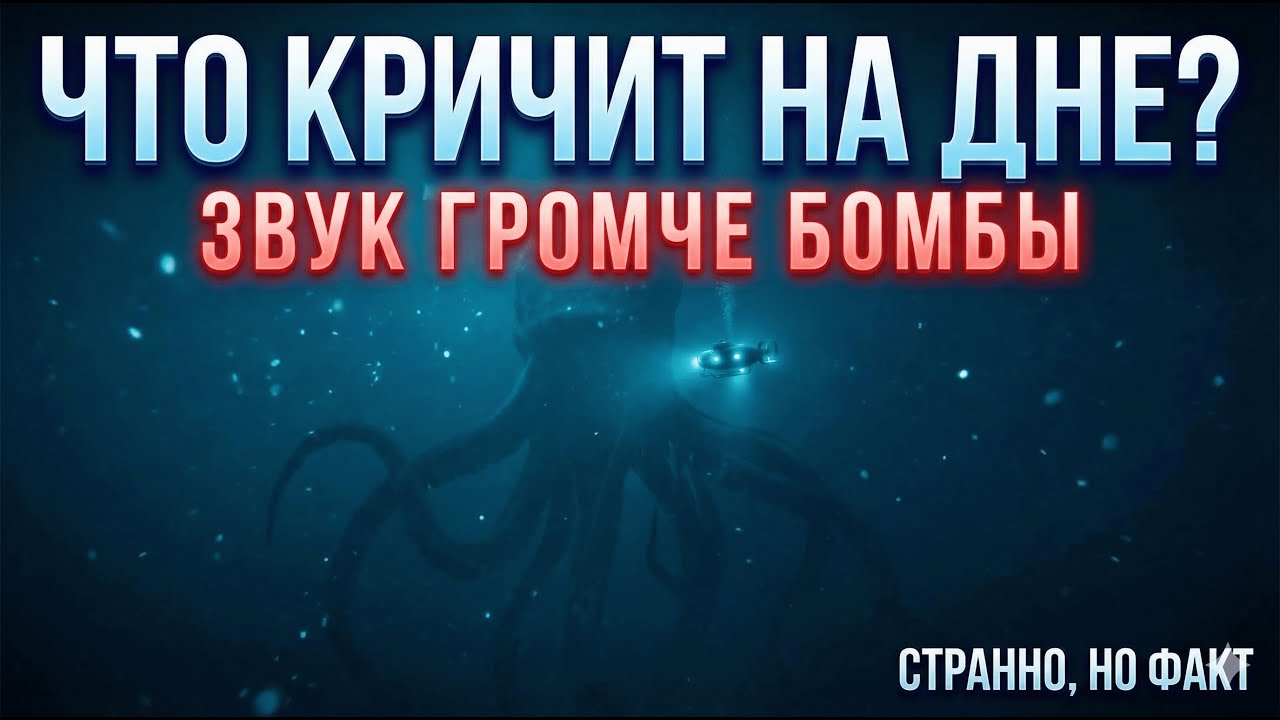 ЗВУК ГРОМЧЕ ЯДЕРНОГО ВЗРЫВА: Что на самом деле живет на дне океана?