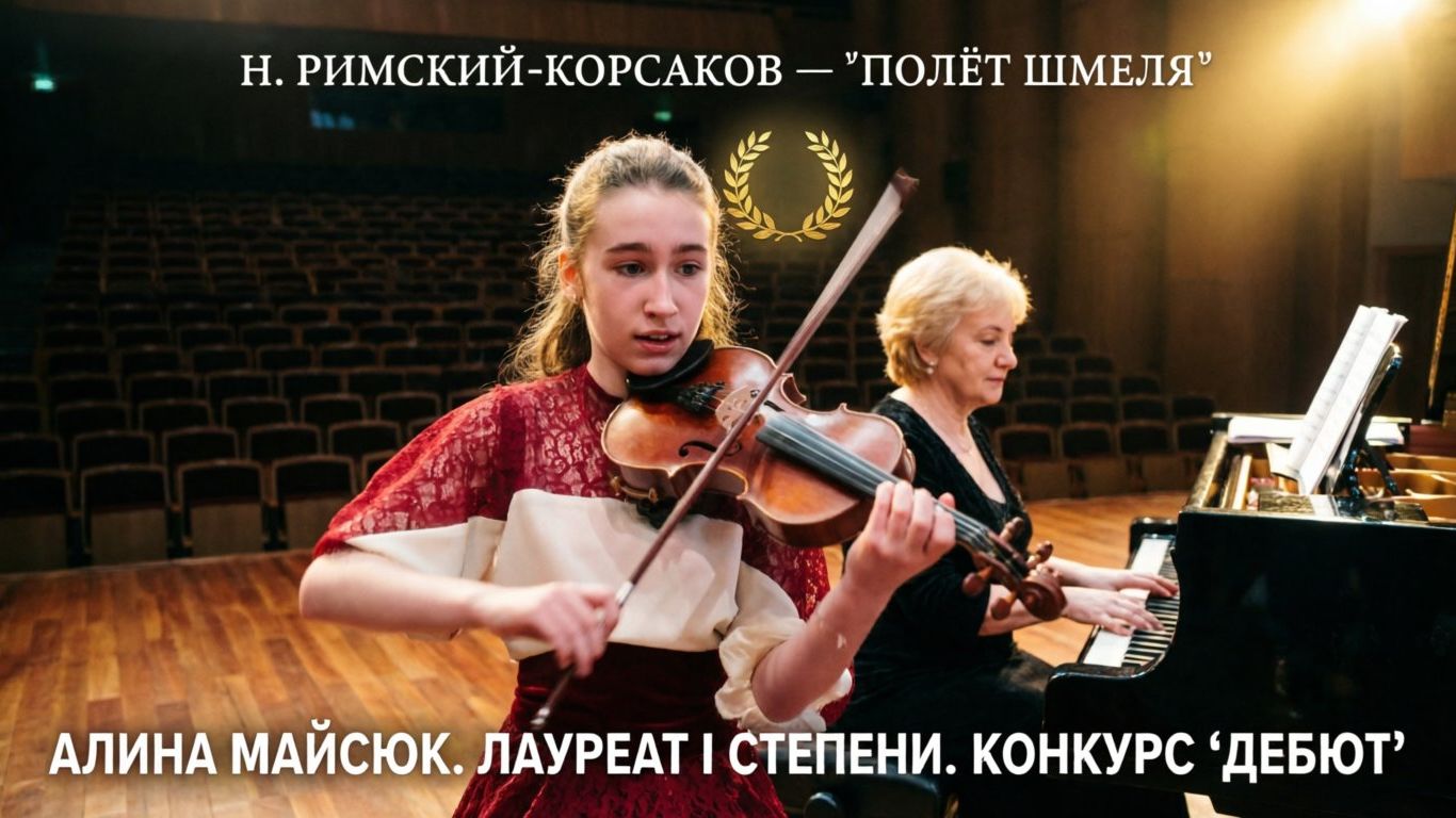 Этот Полёт шмеля взорвал зал! Алина Майсюк на скрипке 