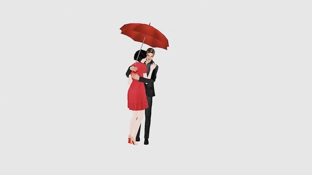 Animation Pack #208 - Hugs Under An Umbrella | Анимации Симс 4 - объятия под зонтом (Download)