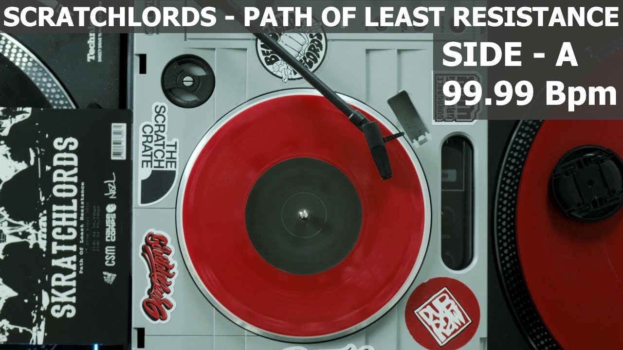 SCRATCHLORDS - Path Of Least Resistance 7 Inch Vinyl For Scratching - Пластинка для скрэтча 7 дюймов