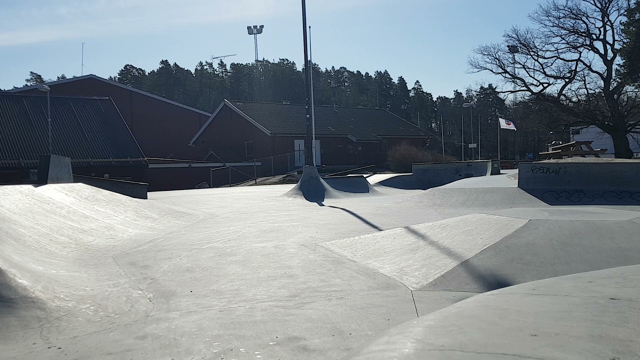 Green Screen Background And Concrete Skateboard Park/Chroma Key Backgrounds