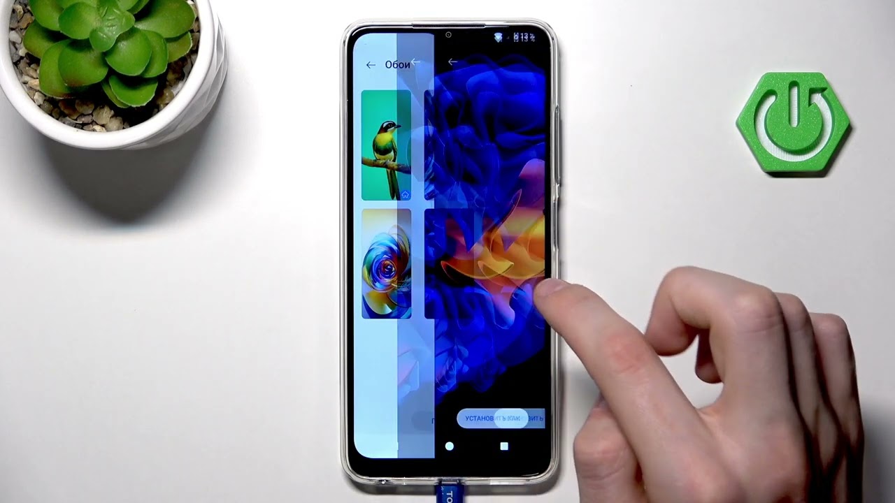ZTE Blade A35e – Как изменить обои