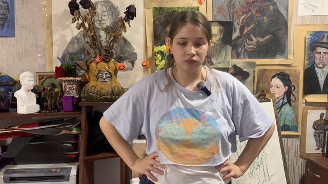 Art Vlog 15: переделка эскиза, творческая распаковка, дипломная работа художника