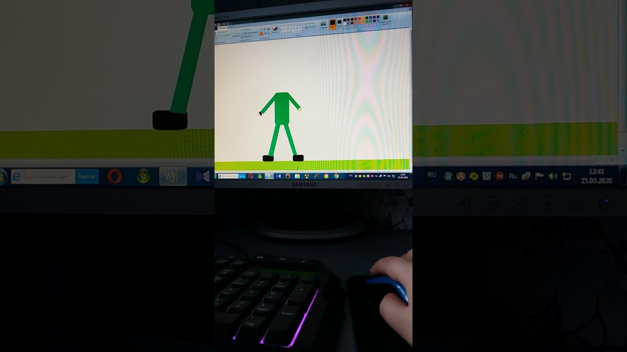 Как нарисовать Сталкера в программе PAINT