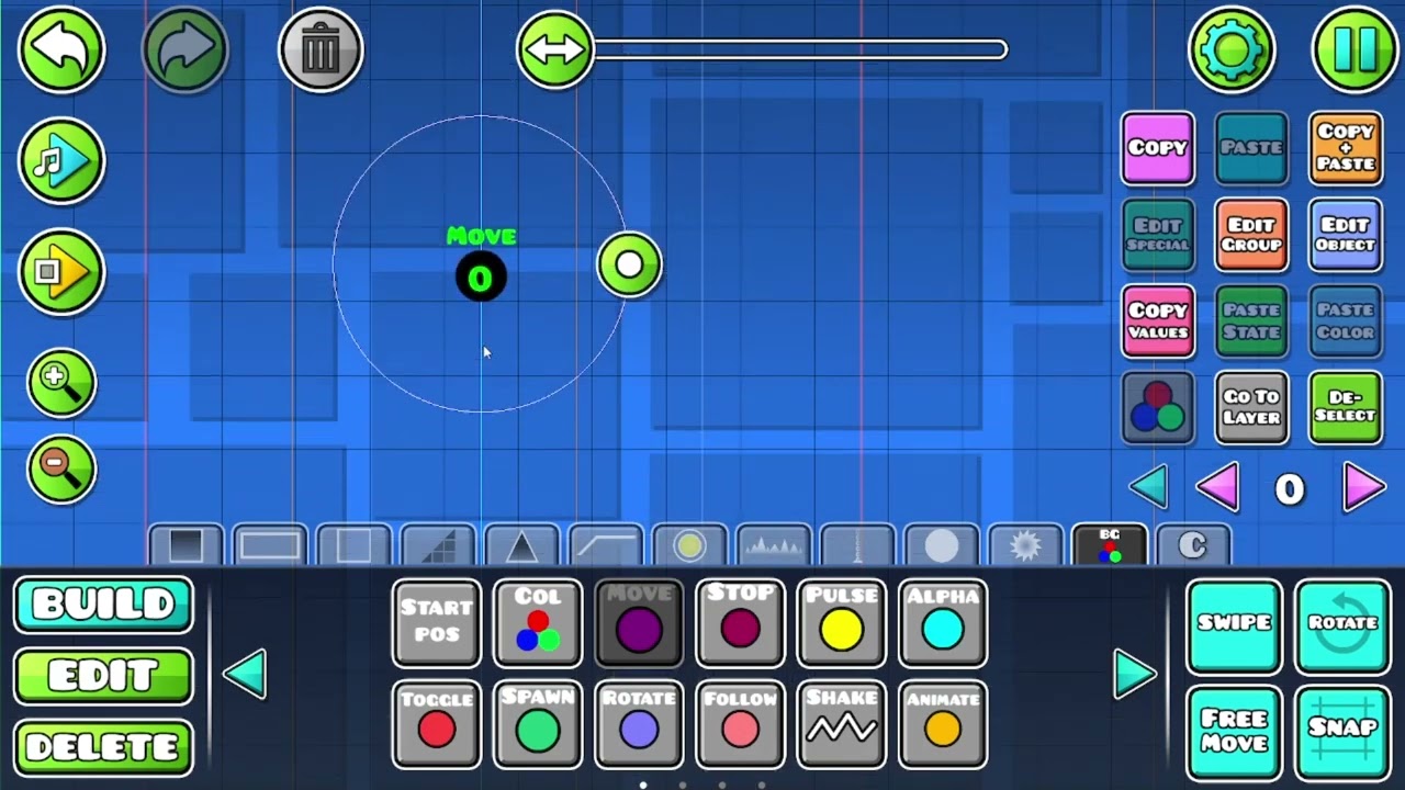как сделать триггер в Geometry Dash