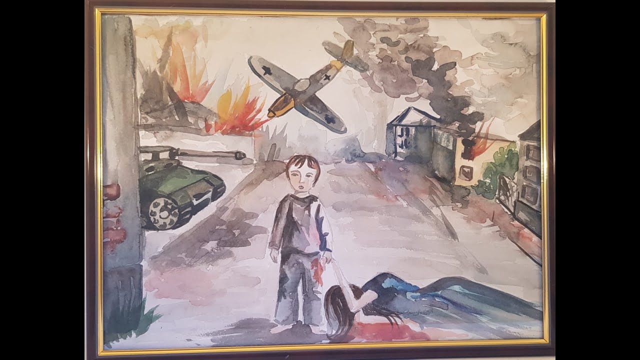 ГКОУ КК школа интернат станицы Родниковской рисунки мой прадед и его ПОБЕДА