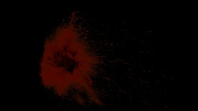 Футаж  Footage кровь Blood Splat 03