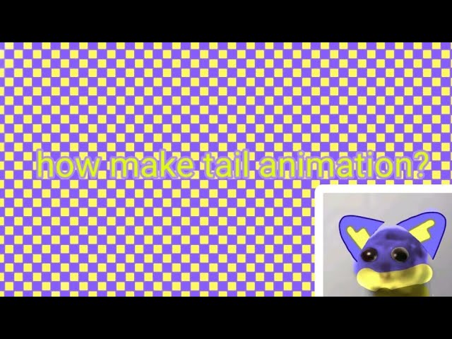 як зробити анімацію хвоста? | How Make Tail Animation? | как сделать анимацию хвоста? |
