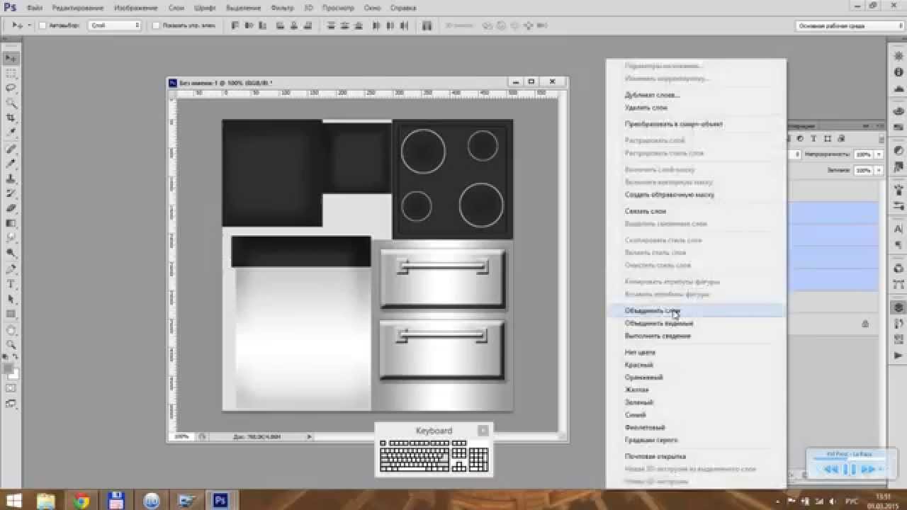 Creating UV-map In Photoshop. Video-tutorial.