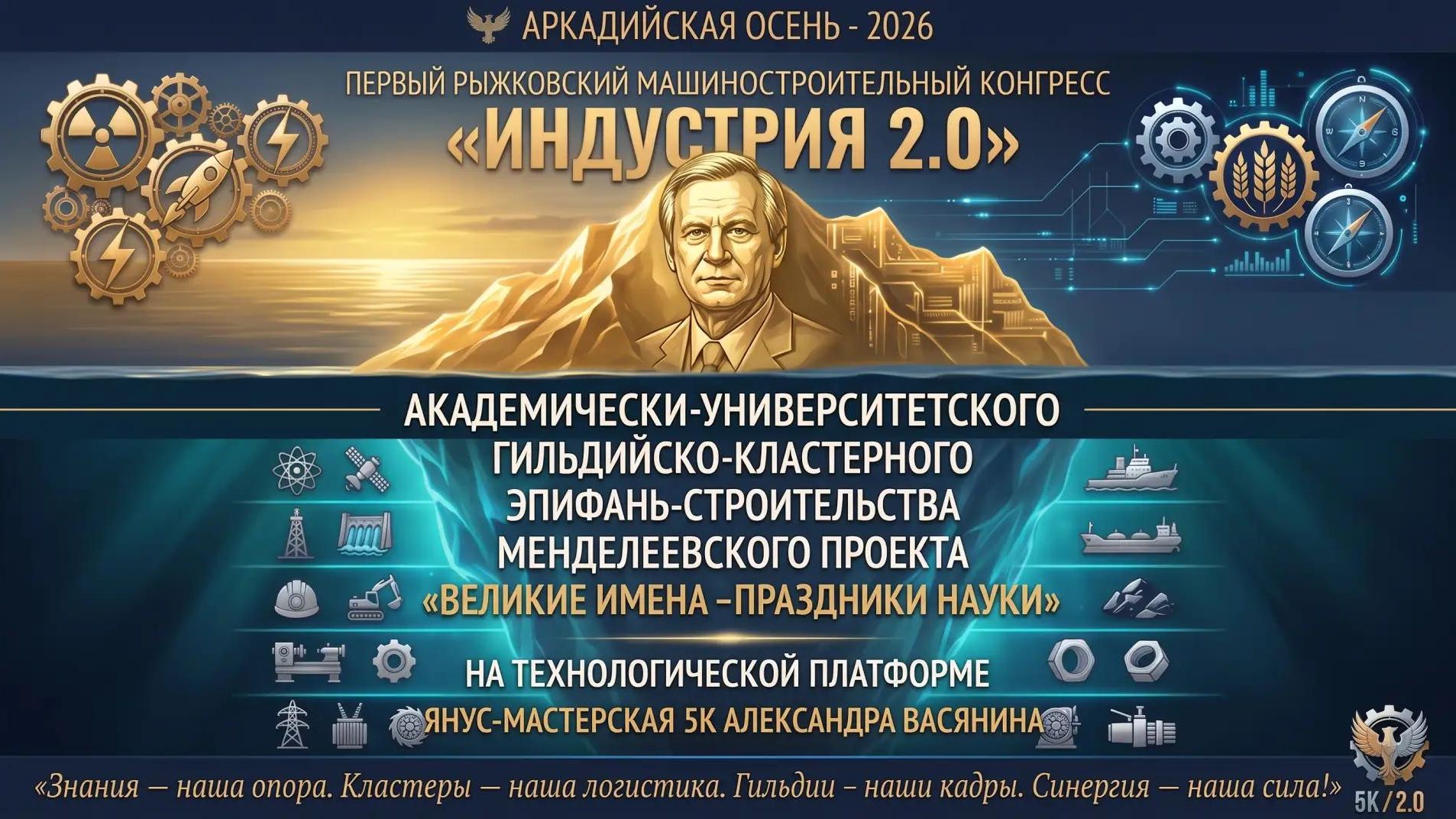 28.09.26 Второй день Первого Рыжковского машиностроительного конгресса «ИНДУСТРИЯ 2.0» ДЕНЬ РЫЖКОВА