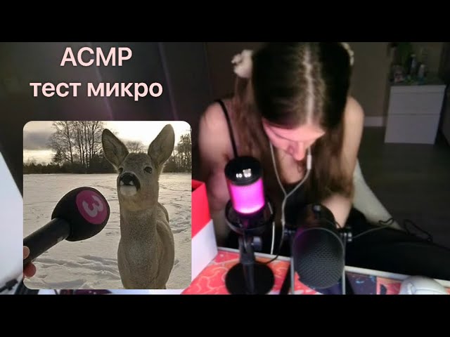 АСМР тест нового микро и распаковочка :) / ASMR New Mic