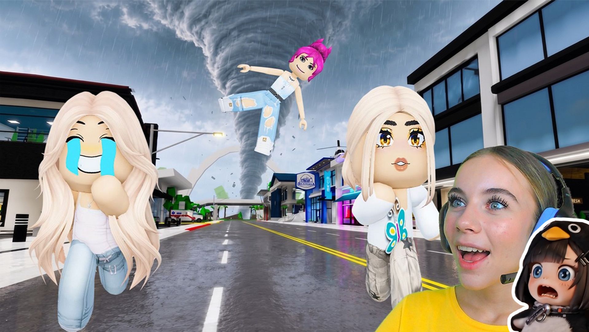 ВЫЖИВАНИЕ МАЛЫШАМИ В КОНЕЦ СВЕТА В БРУКХЕЙВЕН в ROBLOX! С АЛЁНОЙ