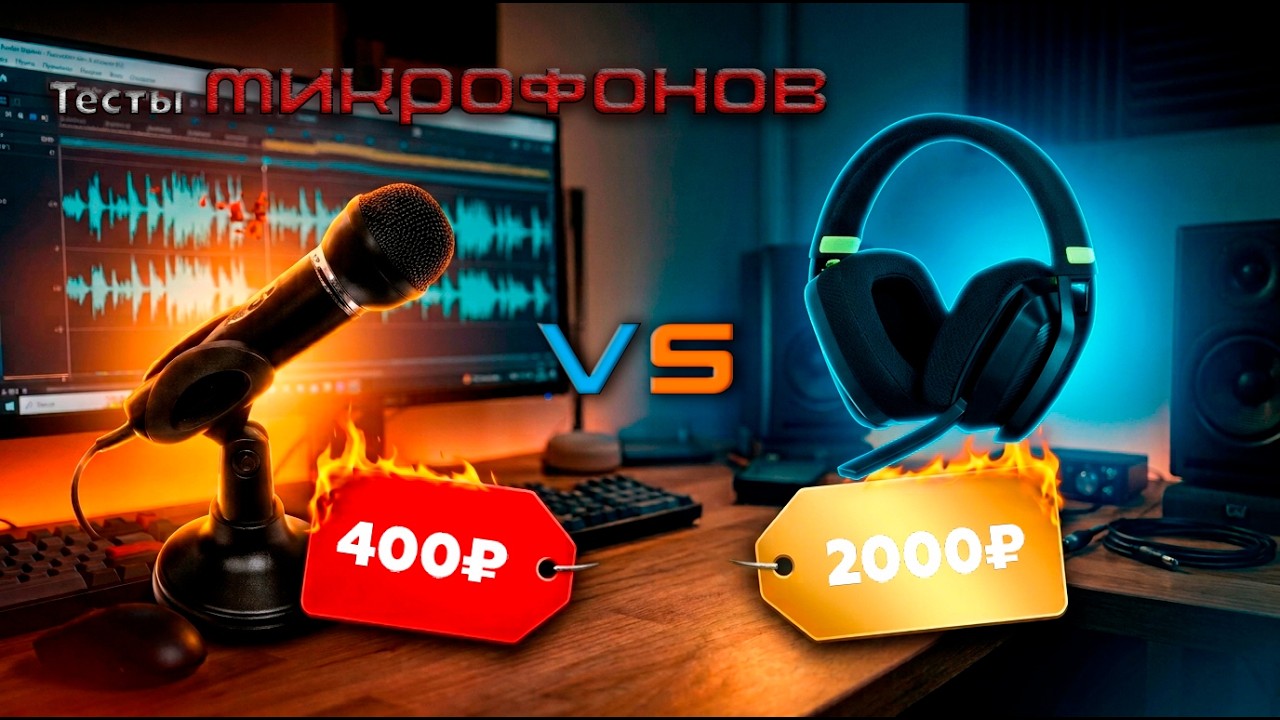 ТЕСТЫ МИКРОФОНА ЗА 400 РУБЛЕЙ С DNS