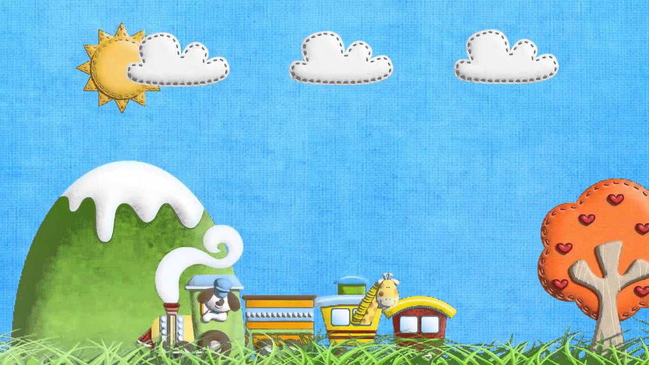 Футажи для видеомонтажа фон детский