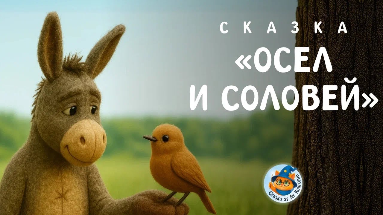 Осёл и Соловей | Сказки для детей | Басни для детей