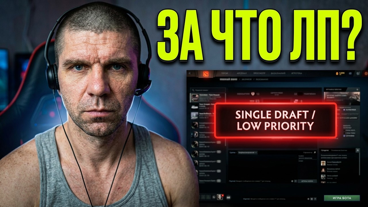 «За что дали ЛП?»: получил Single Draft и бан в Dota 2
