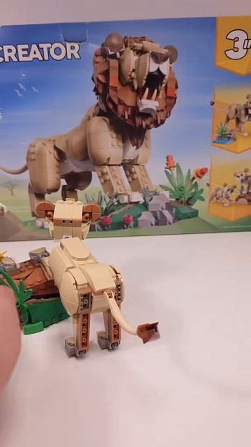 LEGO Creator Львята (31386) Альтернативная сборка величественного льва Обзор