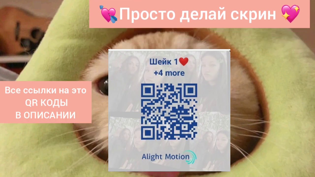 Очень много-QR кодов для Alight Motion