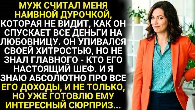 Истории из жизни| Он считал меня дурочкой, которая не видит |Аудио рассказы|Жизненные истории