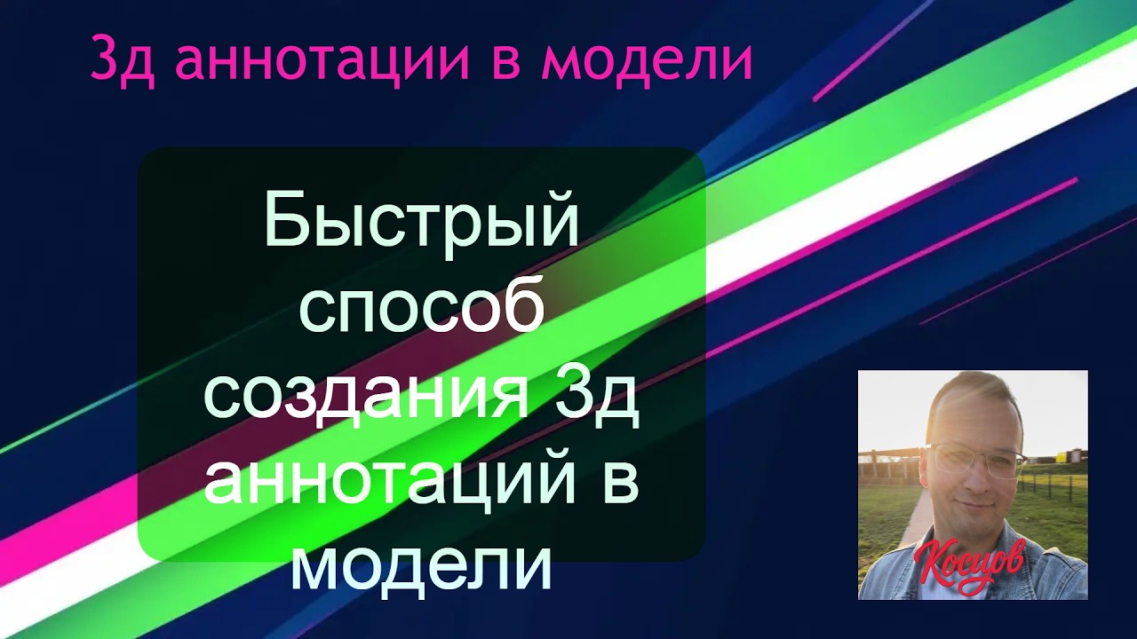 3д аннотации в модели