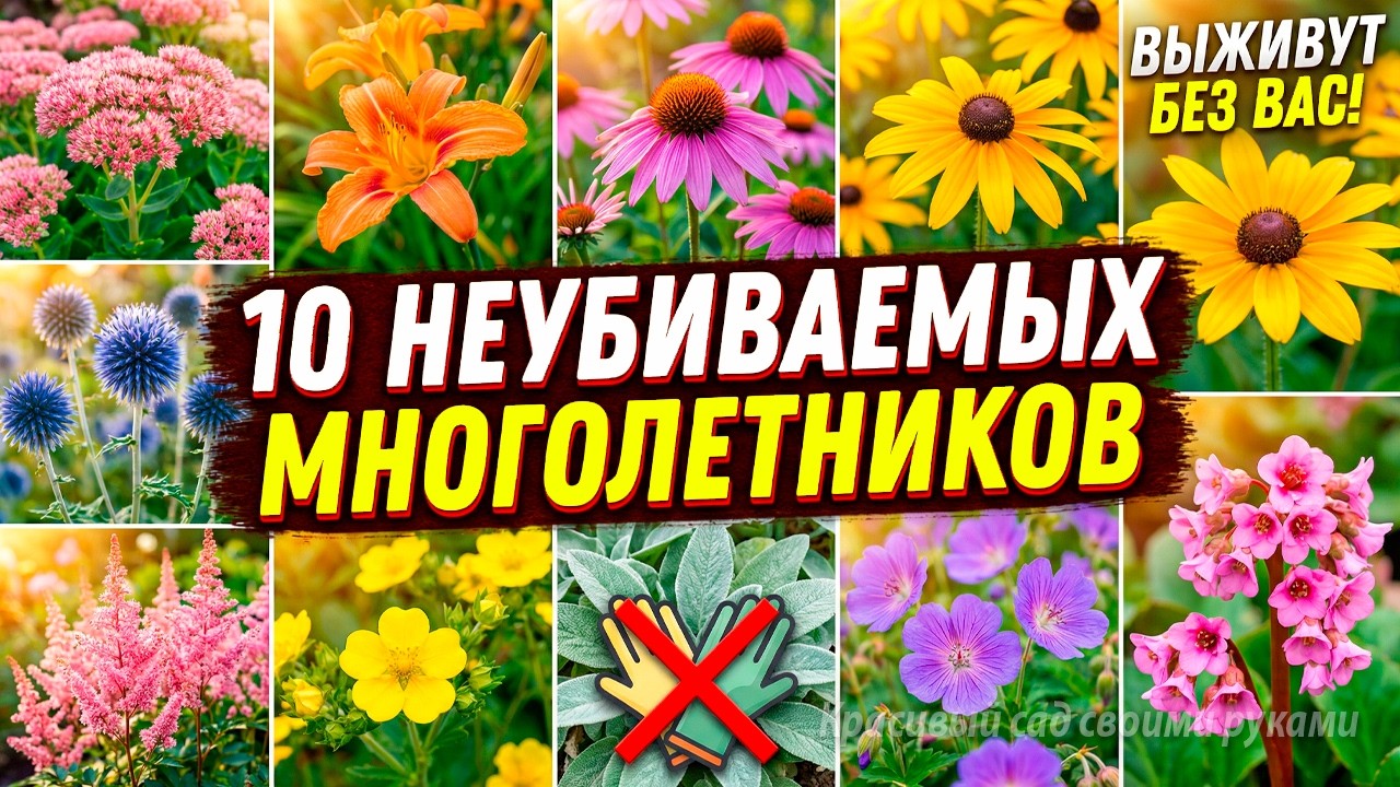 10 МНОГОЛЕТНИКОВ: ПОСАДИЛ И ЗАБЫЛ! КРАСОТА НА 20 ЛЕТ