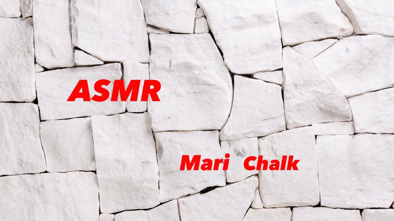 ASMR CHALK EATING 🍽 АСМР. Хруст природного мела. Расслабляющий звук