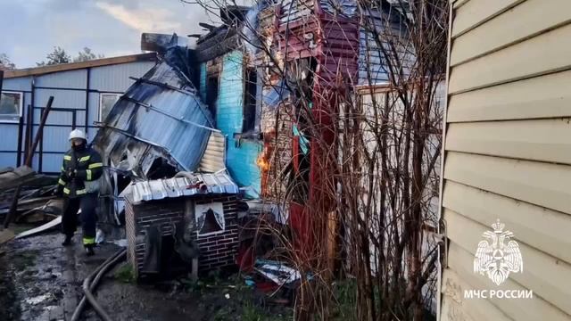 На пожаре в Камско-Устьинском районе погиб мужчина