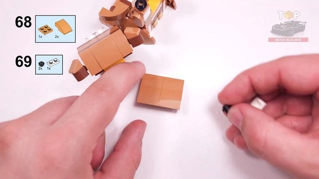 LEGO Creator Capybara MOC (31382) [180 деталей] — альтернативная сборка для игривого щенка с инструк
