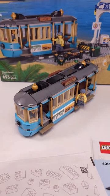 LEGO City Пляжный трамвай (60506) [693 детали] Сборка