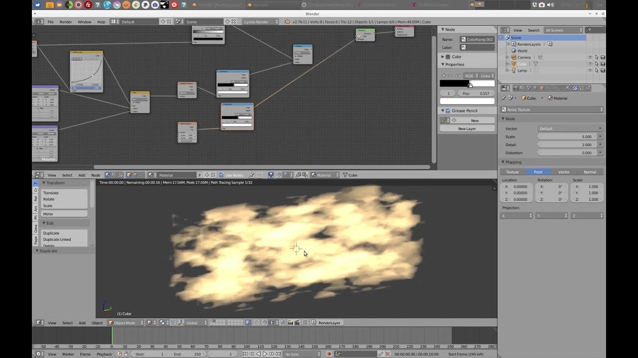 Simple Volumetric Light Beam - фейк луча волюметрики