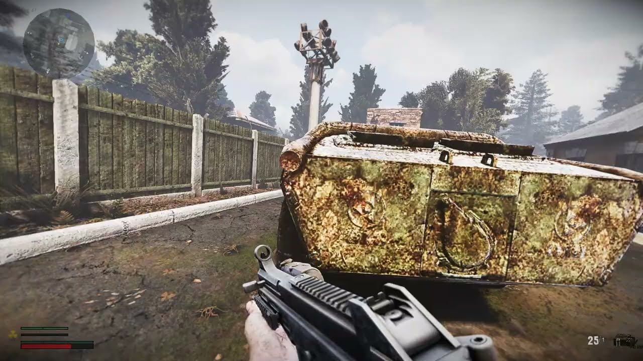 Штурм блокпоста военных. Stalker Anomaly Expedition.