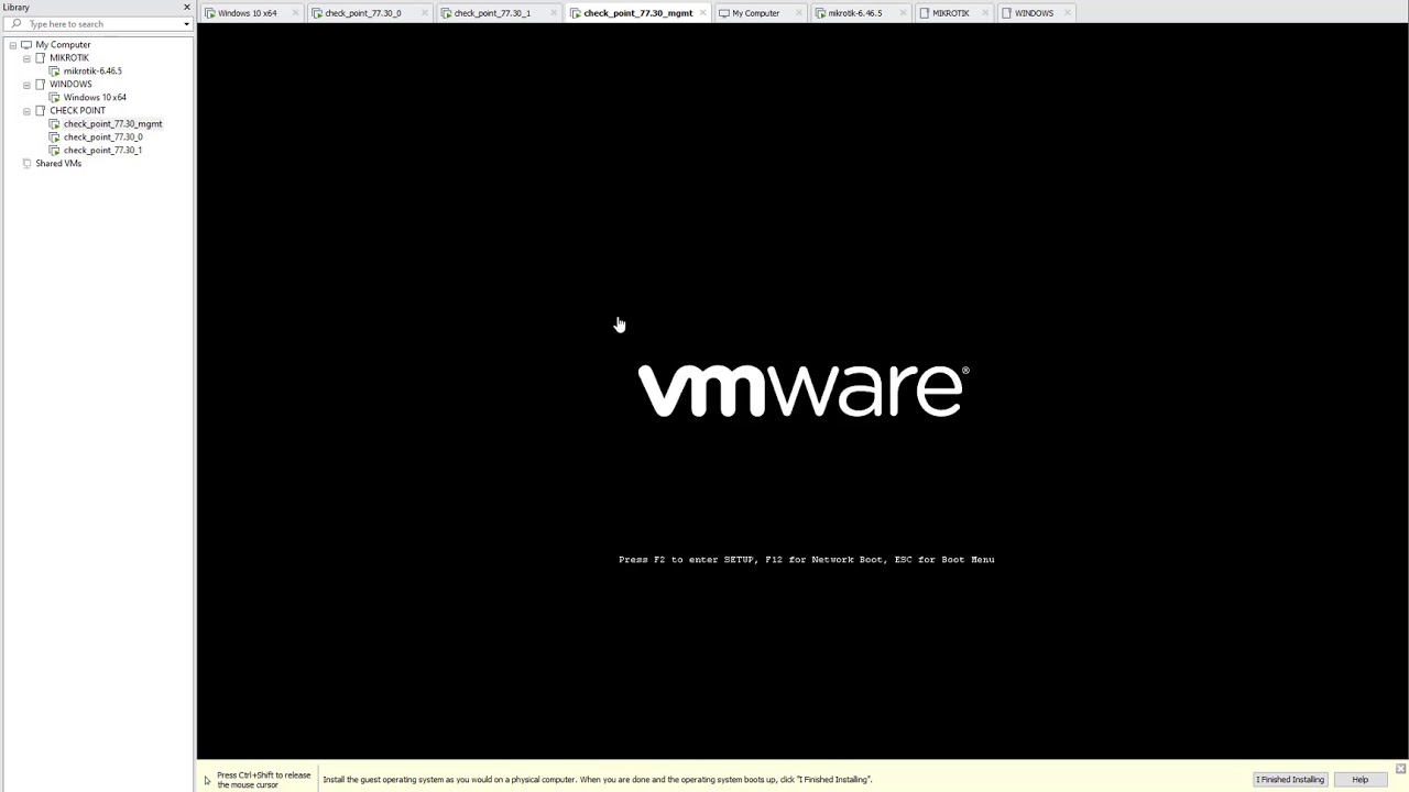 Установка CheckPoint 77.30 Security Management Server