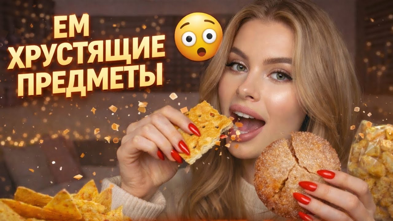 ASMR Crunchy Eating Sounds | Хрустящие Звуки Еды