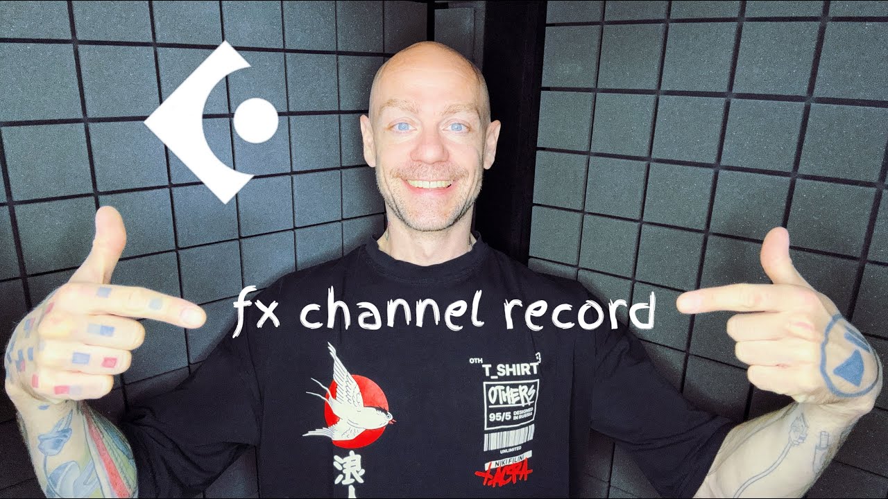 запись канала эффектов в Cubase (fx Channel Record)