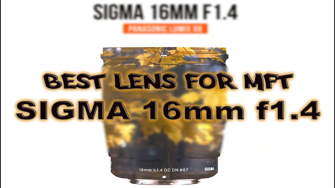 REVIEW! Sigma 16mm F1.4 + Panasonic Lumix G9! AUTOFOCUS HLG To Rec.709 Test -cinema 4k25fps10bit 422