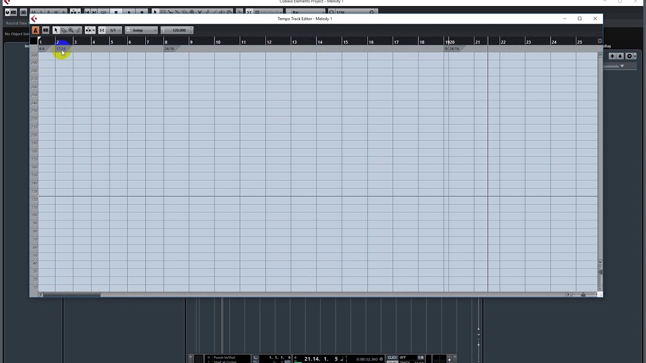 TUTORIAL Cubase 8 - Change Tempo In Track