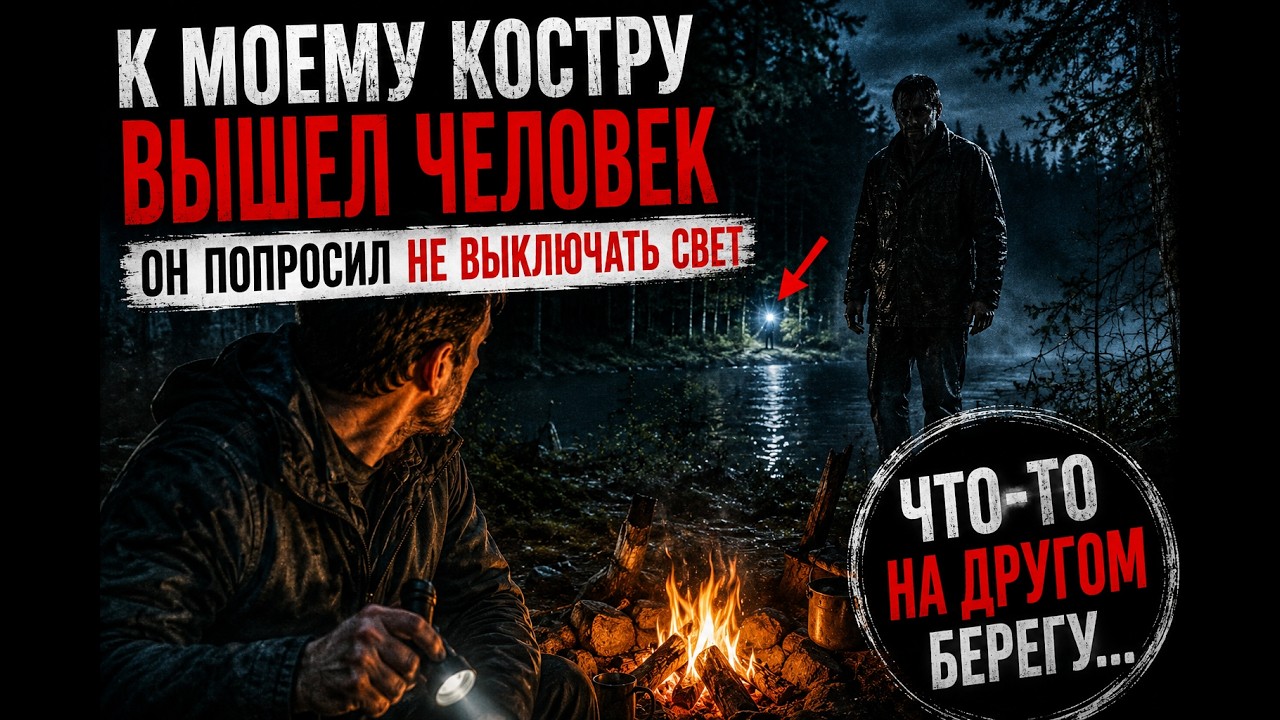 Ночью из леса вышел незнакомец. Он попросил меня не тушить костёр…