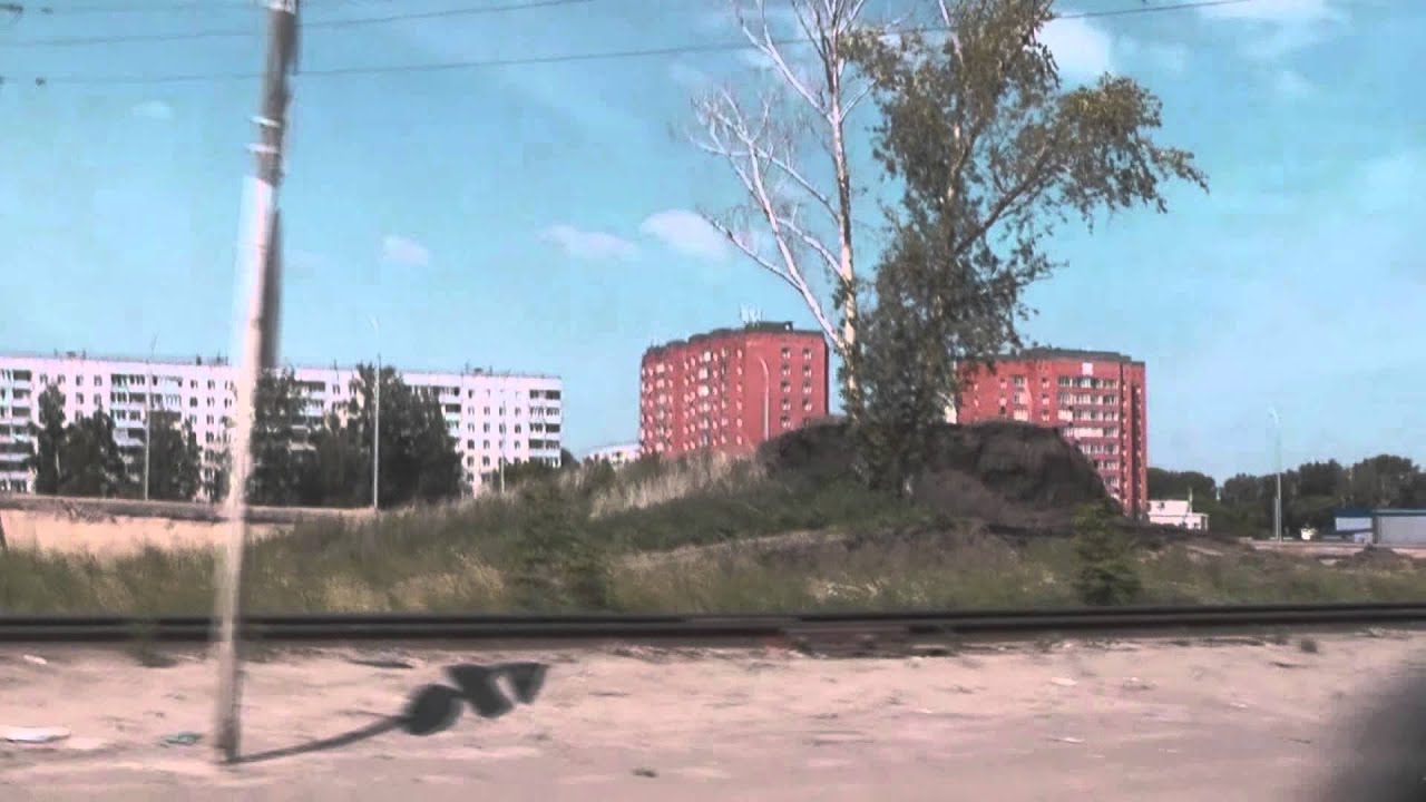 Футаж Новосибирск из окна авто Улицы 000506