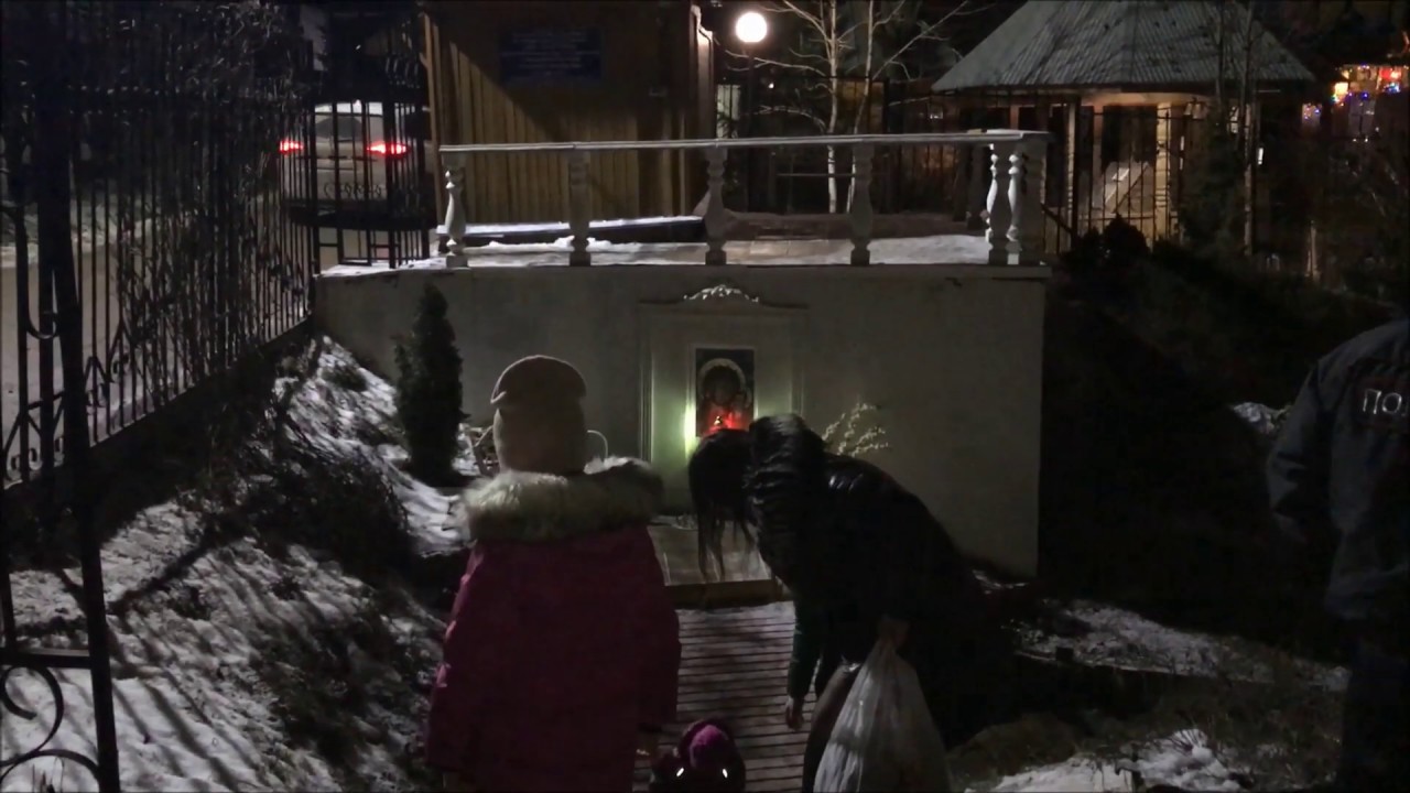 Купание на Крещение. Зимняя сказка в Мураново