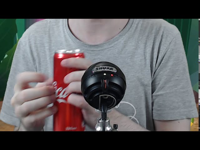 ASMR АСМР для сна мурашки таппинг баночка колы триггер