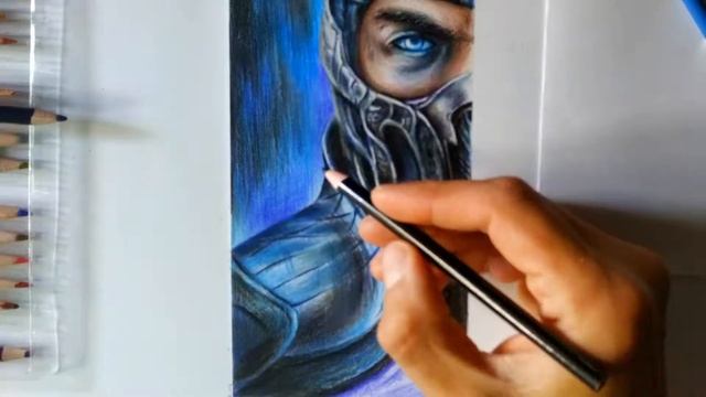 Drawing Scorpion Vs Sub-Zero | Mortal Kombat | Sudak Drawing