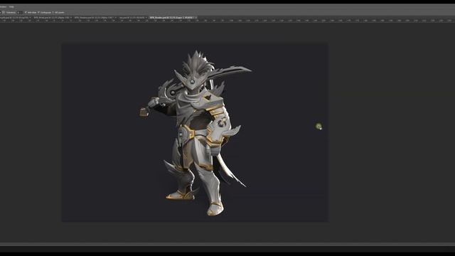 How To Render Your Model In ZBRUSH - Juggernaut Set (ENG SUB)