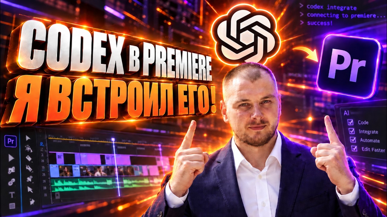 Codex внутри Premiere Pro?! Показываю, как это работает