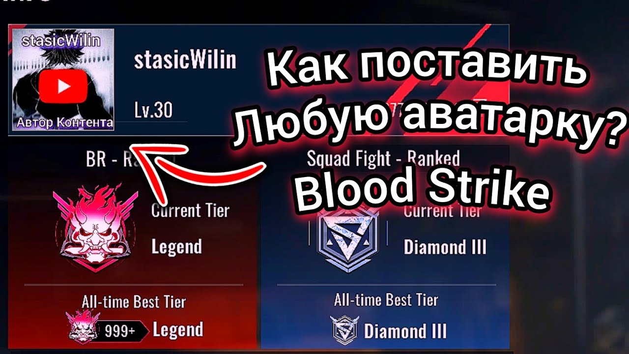 Как поставить свою аватарку в Blood Strike