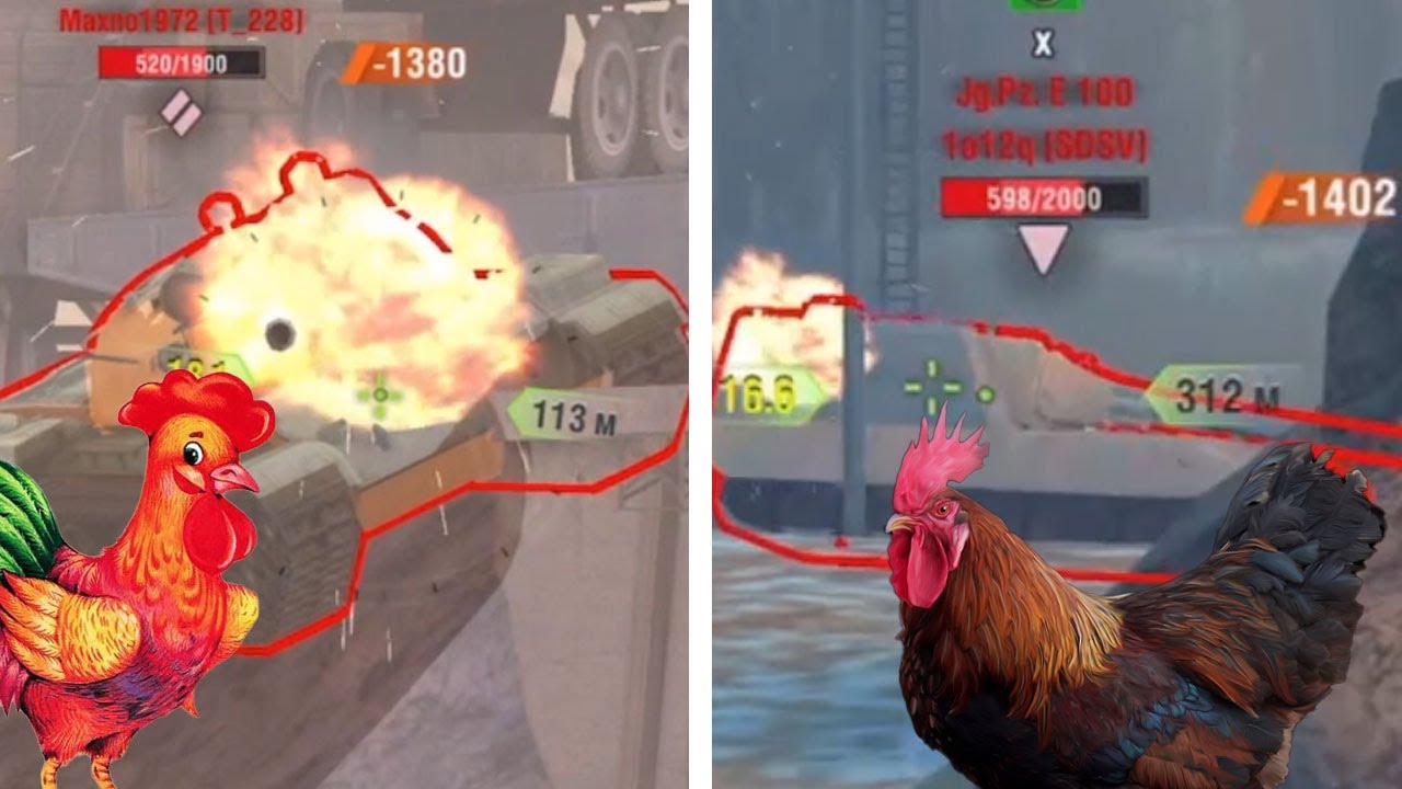 Бабаха против ТАНКОВЫХ ПЕТУХОВ WoT Blitz