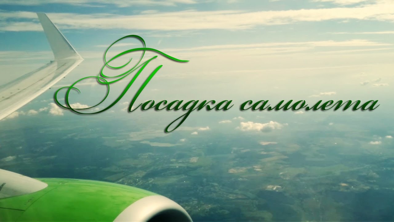 Посадка самолета (Вид изнутри) / Landing Plane (Inside View)
